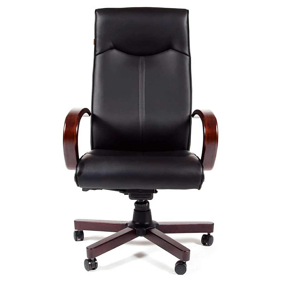 Кресло для руководителя chairman 410 черное ткань пластик