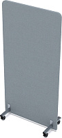 Перегородка мобильная SOFToffice 011.МП.8016 Микровелюр Grey