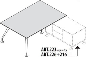 Стол письменный Enosi Evo 156373 Дуб африканский